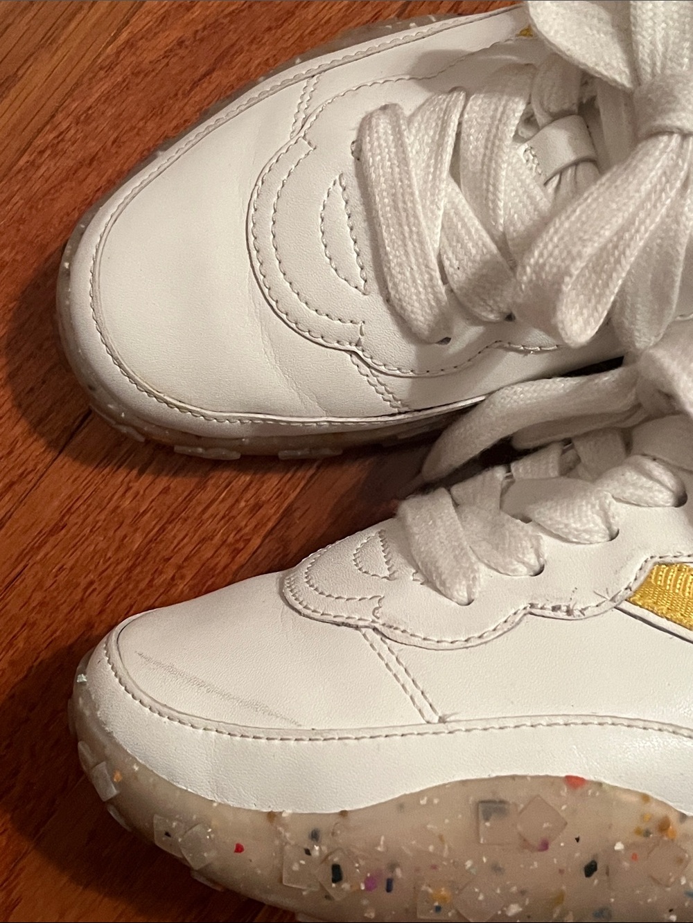 Kate spade K for Kate leather sneakers size 8-1\2 B. - Picture 9 of 9